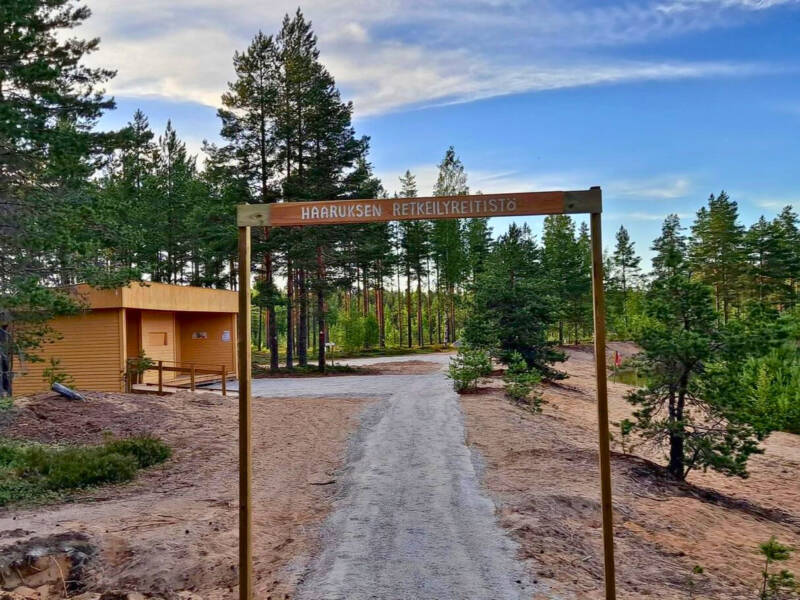 Haarus Trail Network starting point.