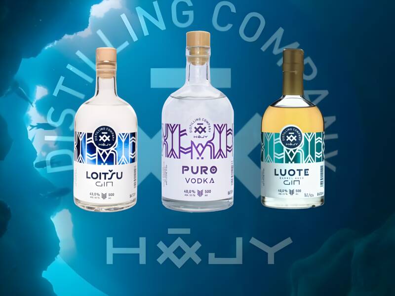 Häjy Distillery's products.