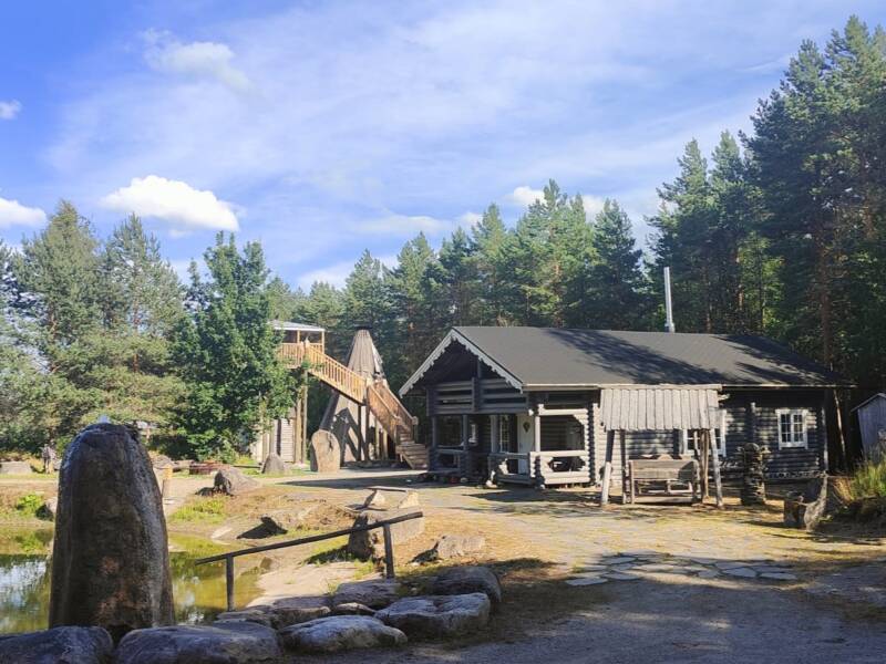 Virkistysalueen aluetta.