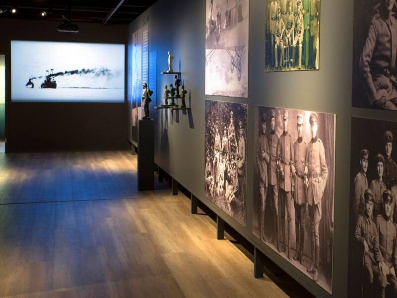 Jääkärimuseossa historiaa.