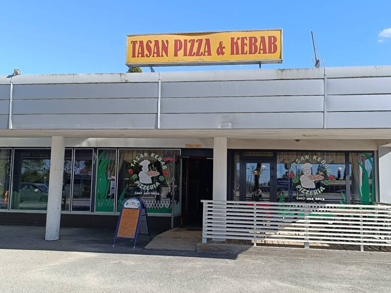 Pizzeria Tasan ulkoa.