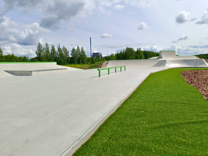 Skeittiparkki.