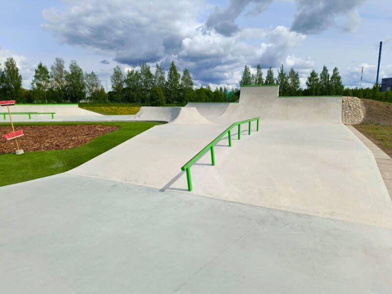 Skeittiparkki.