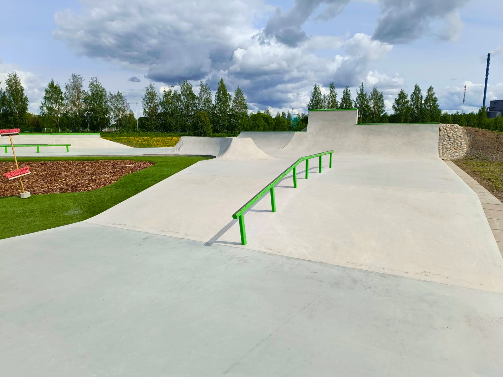 Skeittiparkki.