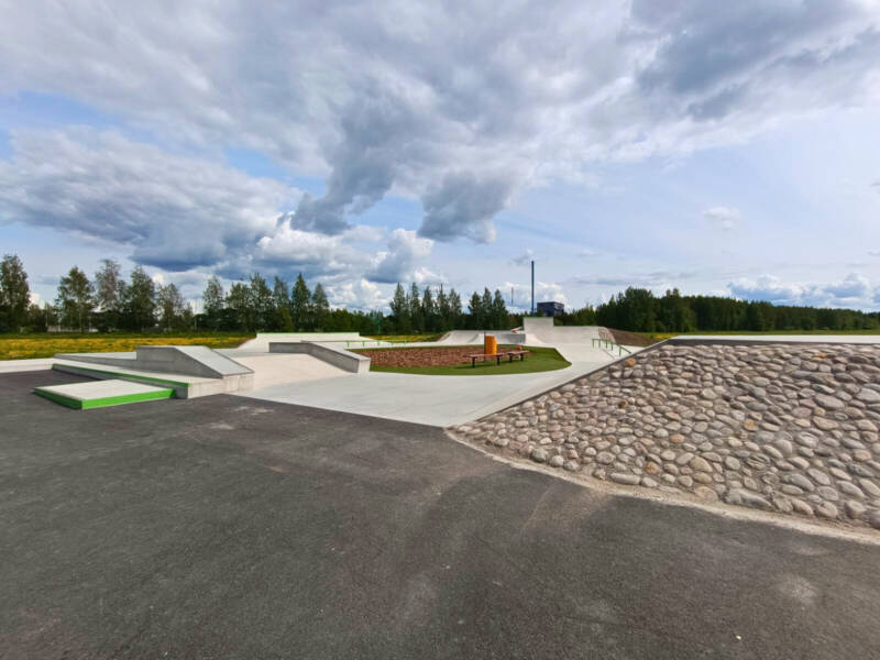 Skeittiparkki.