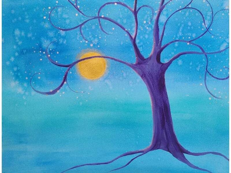 "Valossa helmeilee" -teos.