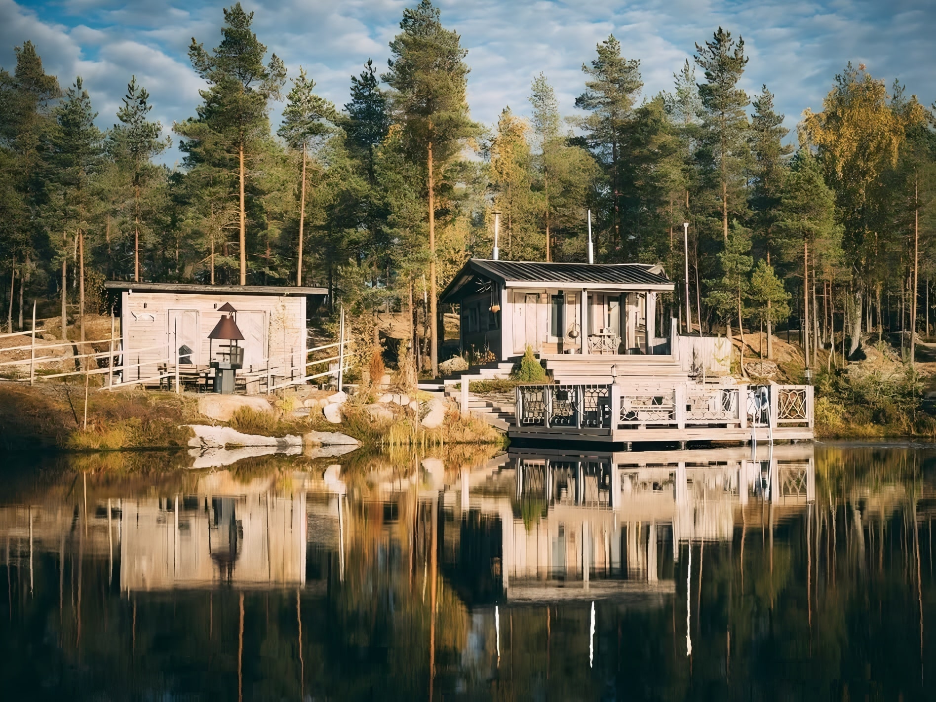 Suosivuoren mökkejä.