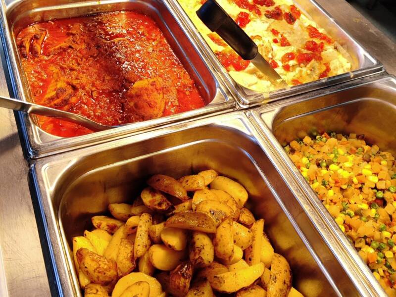 Lounas buffet.