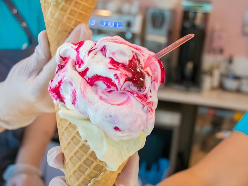 Gelato jäätelö.